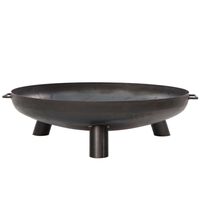 RedFire Chimenea de cuenco Salo acero 80 cm negra 81020
