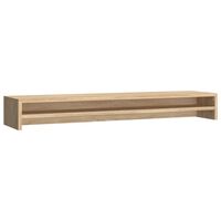 vidaXL Stojan na monitor farba sonoma dub 100x24x13cm kompozitné drevo